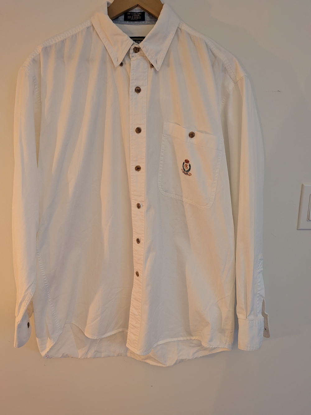 Ralph Lauren CHAPS White Button-Down Shirt